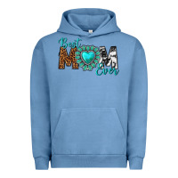 Pigment Pebble Blue Best Mom Ever Urban Hoodie - texasbilliewilder