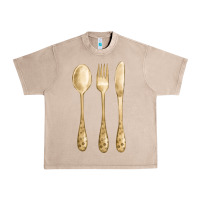 French Oak spoon fork knife fa element Urban Heavy Tee - FaDigitalArtStudio