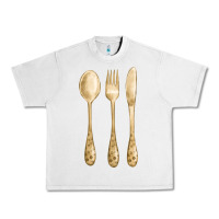 Lunar Rock spoon fork knife fa element Urban Heavy Tee - FaDigitalArtStudio