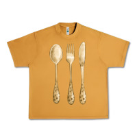 Peanut Butter spoon fork knife fa element Urban Heavy Tee - FaDigitalArtStudio