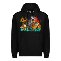 Black It's Fall Y'all Premium Hoodie - LillyAllenDesigns