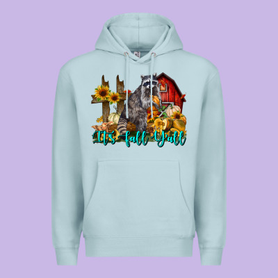 It's Fall Y'all Premium Hoodie Designed By Lillyallendesigns