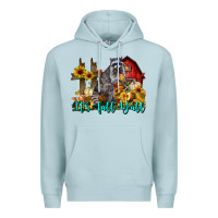 Blue Mist It's Fall Y'all Premium Hoodie - LillyAllenDesigns