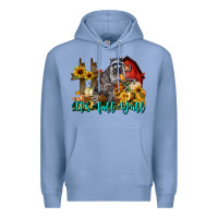 Colony Blue It's Fall Y'all Premium Hoodie - LillyAllenDesigns