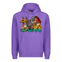Purple It's Fall Y'all Premium Hoodie - LillyAllenDesigns
