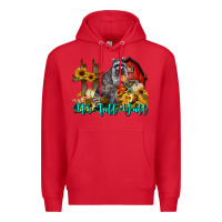 Red It's Fall Y'all Premium Hoodie - LillyAllenDesigns