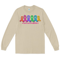 Mushroom fight cancer in all colors Long Sleeve Tee - AdoDesignShop