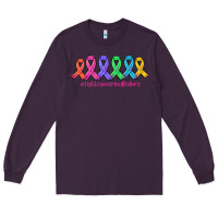 Plum fight cancer in all colors Long Sleeve Tee - AdoDesignShop