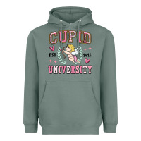 Sage cupid university Heavyweight Hoodie - MaliasSmallBusiness