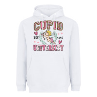 White cupid university Heavyweight Hoodie - MaliasSmallBusiness