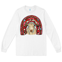White valentines charolais  rainbow Long Sleeve Tee - JahusDesignShop