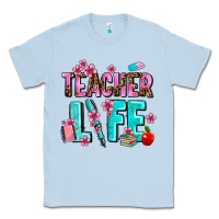 Dusty Blue teacher life Classic Tee - AdoDesignShop