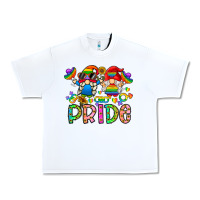 White pride Urban Heavy Tee - CowhideDigitalArt