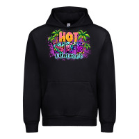 Black Hot wife summer Urban Hoodie - NancyCooperArtShop