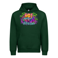 Forest Green Hot wife summer Urban Hoodie - NancyCooperArtShop