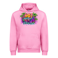 Fuchsia Pink Hot wife summer Urban Hoodie - NancyCooperArtShop
