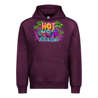 Mauve Wine Hot wife summer Urban Hoodie - NancyCooperArtShop