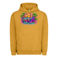Pigment Peanut Butter Hot wife summer Urban Hoodie - NancyCooperArtShop