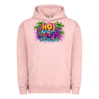 Pigment Salmon Hot wife summer Urban Hoodie - NancyCooperArtShop