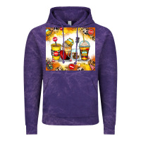 Cloud Purple bus driver coffee cups Vintage Hoodie - Zillion Design Studio