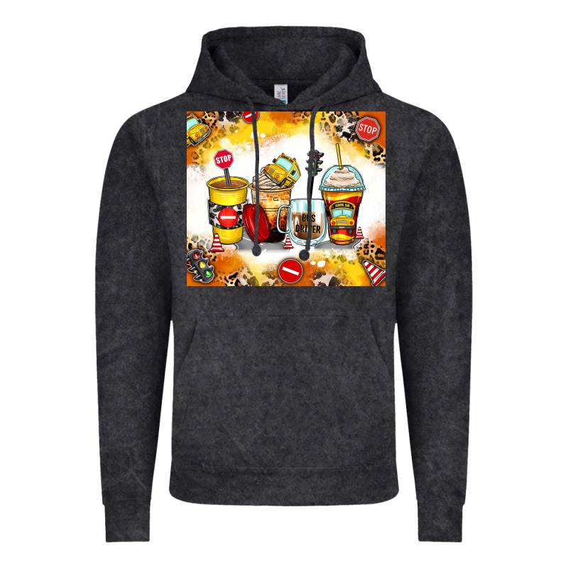 Bus Driver Coffee Cups Vintage Hoodie by Zillion Design Studio | Teevron