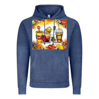 Vintage Denim bus driver coffee cups Vintage Hoodie - Zillion Design Studio