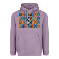 Lavender boy mama lightning bolt Heavyweight Hoodie - MaliasSmallBusiness