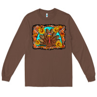 Chestnut Thanksgiving Turkey Long Sleeve Tee - Artiststas