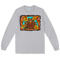 Moon Dust Thanksgiving Turkey Long Sleeve Tee - Artiststas