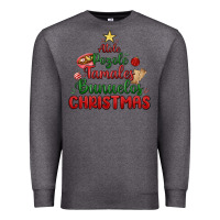 Charcoal Heather atole pozole mexican christmas Premium Sweatshirt - MaliasSmallBusiness