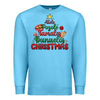 Ocean Blue atole pozole mexican christmas Premium Sweatshirt - MaliasSmallBusiness