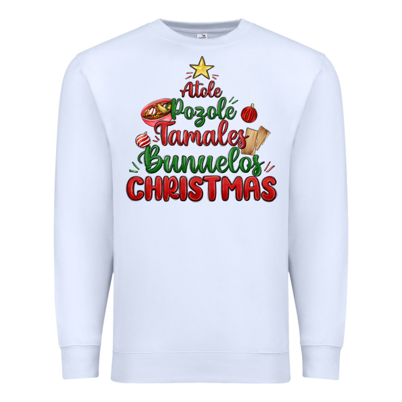 Atole Pozole Mexican Christmas Premium Sweatshirt by MaliasSmallBusiness | Teevron