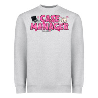 Heather Grey breast cancer case manager Heavyweight Sweatshirt - texasbilliewilder
