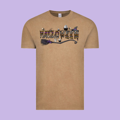 Halloween Vintage Tee Designed By Cowhidedigitalart