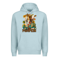 Blue Mist Hey There Pumpkin Fall Premium Hoodie - LillyAllenDesigns