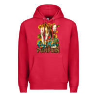 Cardinal Hey There Pumpkin Fall Premium Hoodie - LillyAllenDesigns