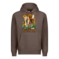 Coffee Hey There Pumpkin Fall Premium Hoodie - LillyAllenDesigns