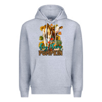 Heather Grey Hey There Pumpkin Fall Premium Hoodie - LillyAllenDesigns