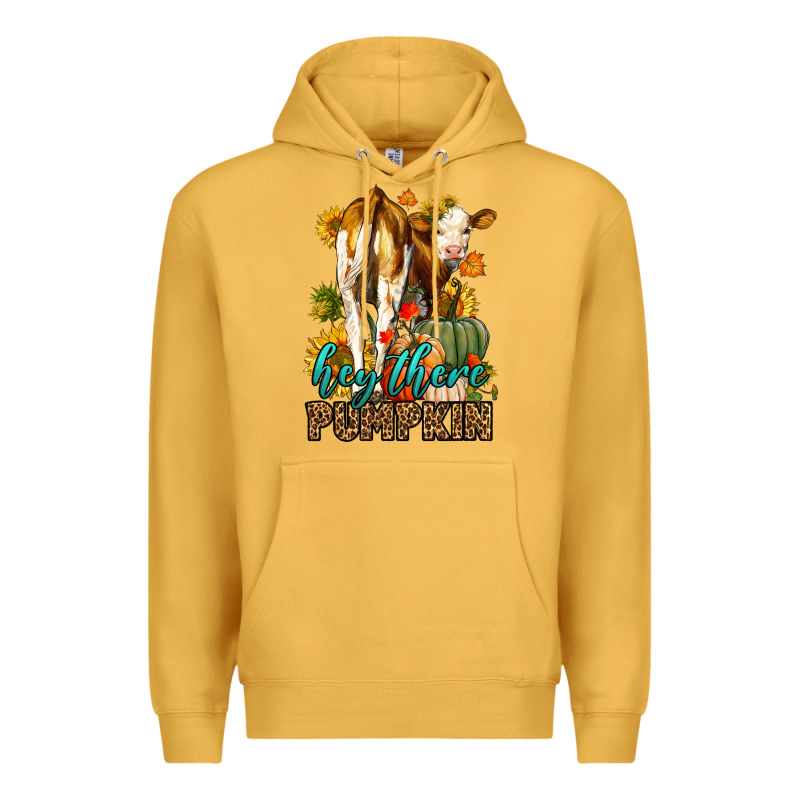 Hey There Pumpkin Fall Premium Hoodie by LillyAllenDesigns | Teevron