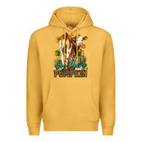 Mustard Hey There Pumpkin Fall Premium Hoodie - LillyAllenDesigns