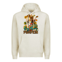 Oatmeal Heather Hey There Pumpkin Fall Premium Hoodie - LillyAllenDesigns