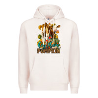 Pale Pink Hey There Pumpkin Fall Premium Hoodie - LillyAllenDesigns