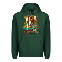Sports Green Hey There Pumpkin Fall Premium Hoodie - LillyAllenDesigns