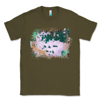 Army Green Western Green Cowhide Frame Classic Tee - Bettercallsaul
