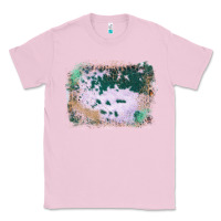 Bubblegum Pink Western Green Cowhide Frame Classic Tee - Bettercallsaul