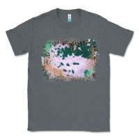 Charcoal Heather Western Green Cowhide Frame Classic Tee - Bettercallsaul