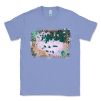 Colony Blue Western Green Cowhide Frame Classic Tee - Bettercallsaul
