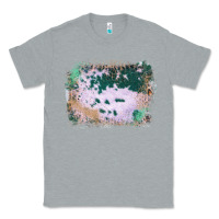 Heather Grey Western Green Cowhide Frame Classic Tee - Bettercallsaul