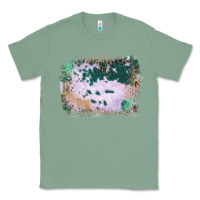 Sage Western Green Cowhide Frame Classic Tee - Bettercallsaul