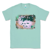 Seafoam Western Green Cowhide Frame Classic Tee - Bettercallsaul